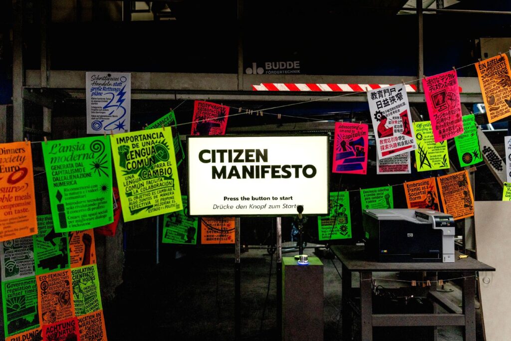 Ars Electronica 「Citizen Manifesto」（2025.9）の様子（Photo: Bettina Gangl）